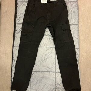 Men's Black Cargo Pants